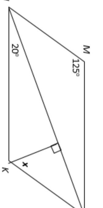 Figure JKLM is a parallelogram. What is the value of x? A. 55° B. 45° C. 35° D. 65° ​-example-1