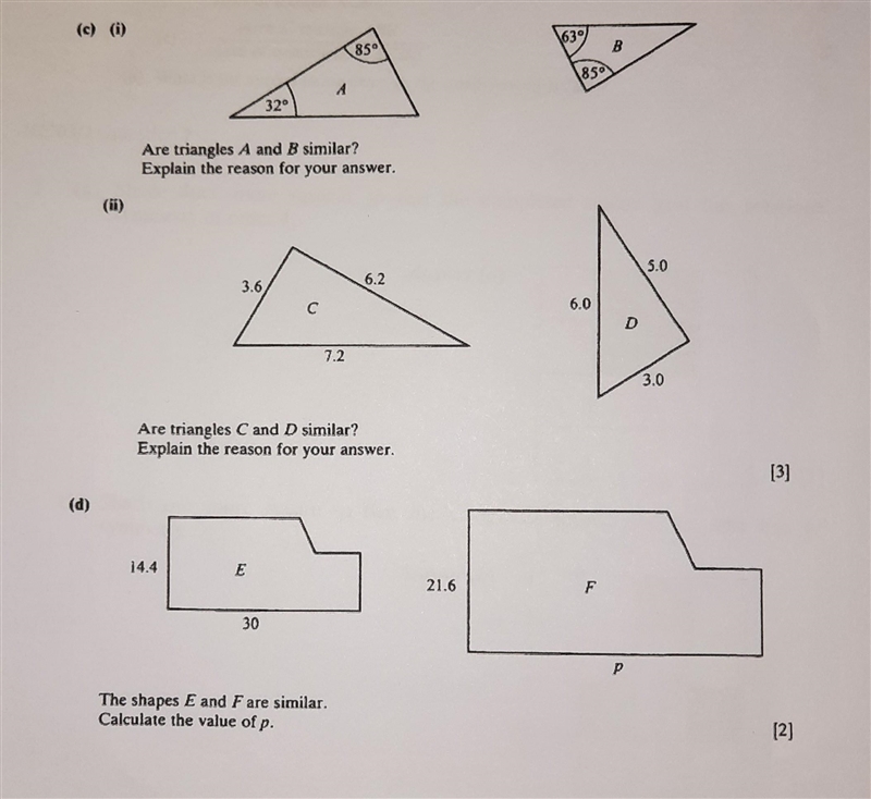 Topic: Similarity (i need help ) ​-example-1