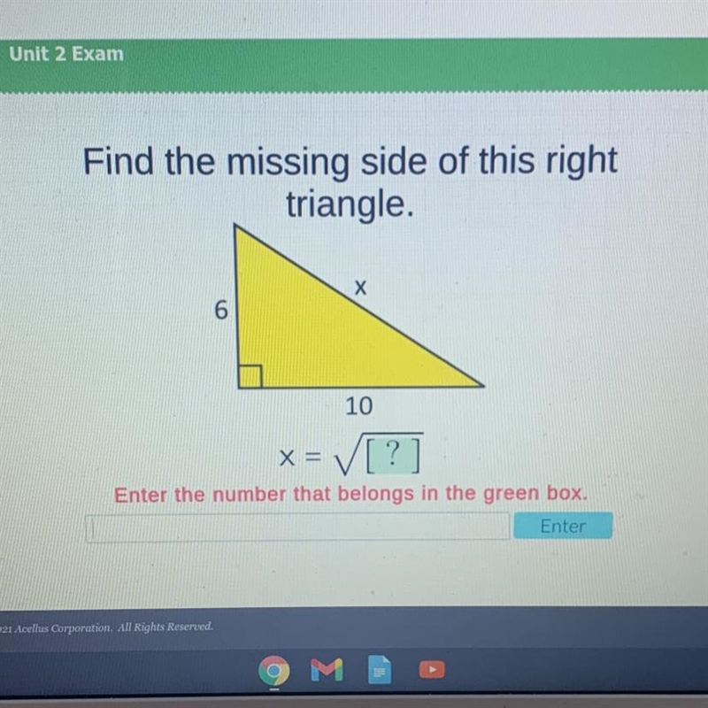 Please help find the missing length-example-1