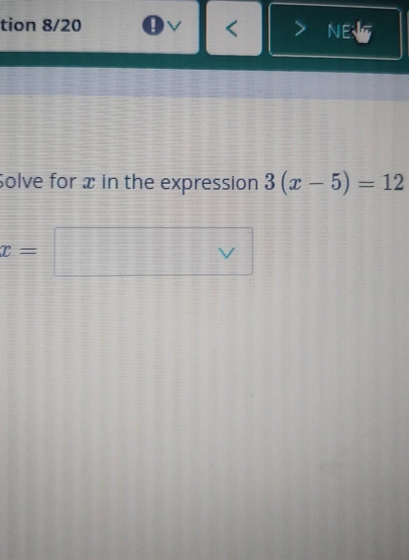 Solve for r in the expression 3 (2 - 5) = 12.​-example-1