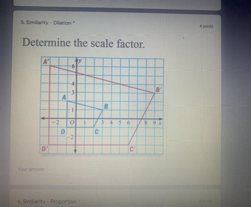 Determine the scale factor. NEED HELP ASAP-example-1