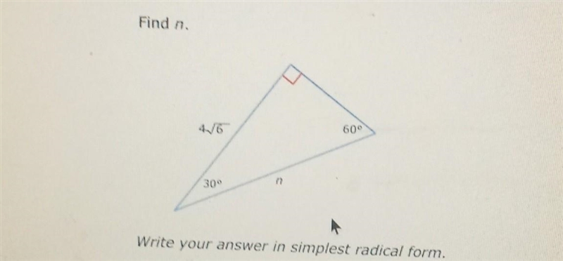 Write your answer in simplest radical form​-example-1