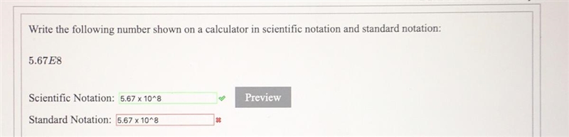 So for this problem I got the scientific notation however I can not seem to figure-example-1