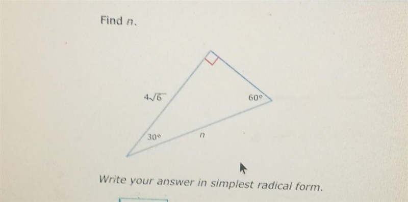 Write your answer in simplest radical form​-example-1