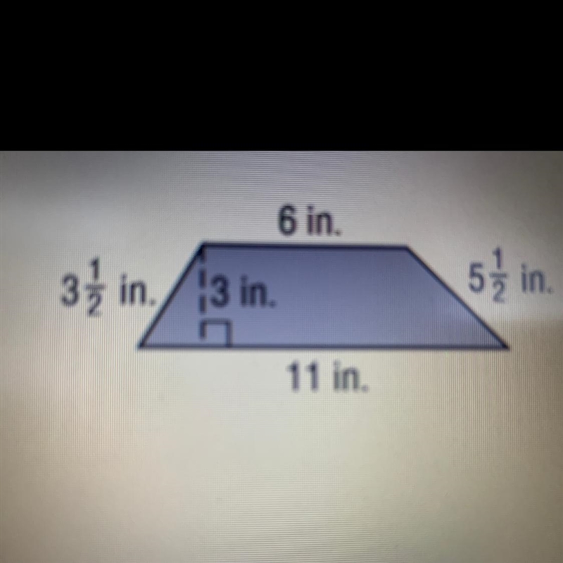 Find the area of the figure shown-example-1