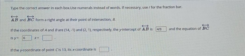 !!!!!!Please help ASAP!!!!! AB and BC form a right angle at their point of intersection-example-1