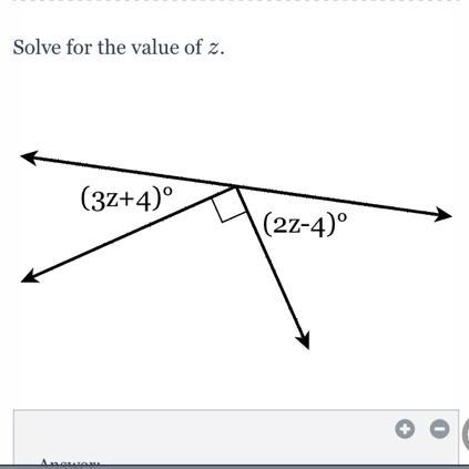 I need to find out what the value of Z is pls help-example-1