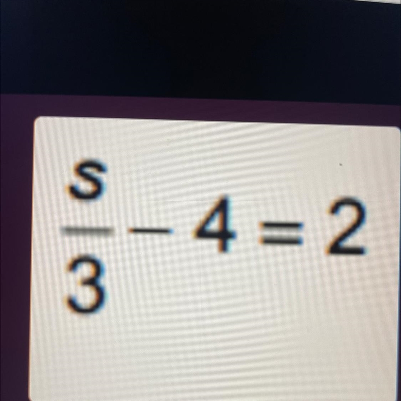 Solve for s: pleaseeee I hate math-example-1