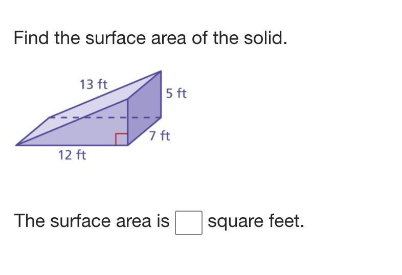 HELP ME PLZ SURFACE AREA OF A RAMP-example-1