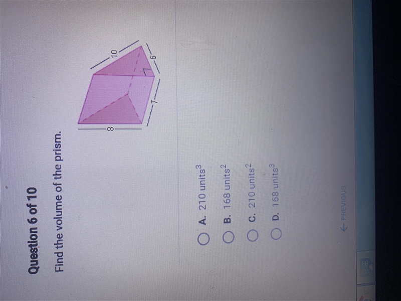 Find the volume of the prism-example-1