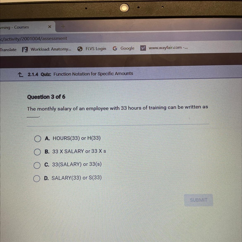 20 POINTS!!!!!!!The monthly salary of an employee with 33 hours of training can be-example-1