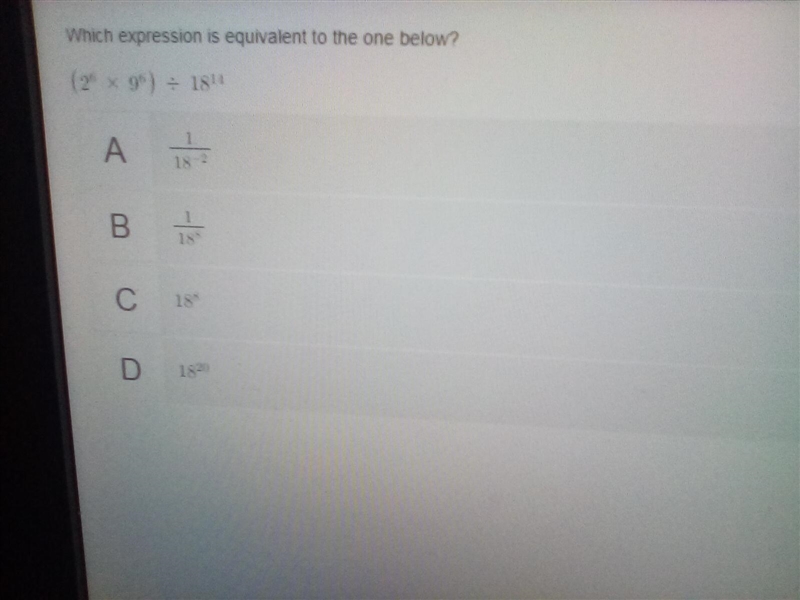 Which Which expression is equivalent to the 1 below-example-1