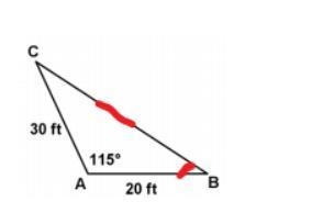 1) Solve for Side A. 2) Solve for Angle B.-example-1