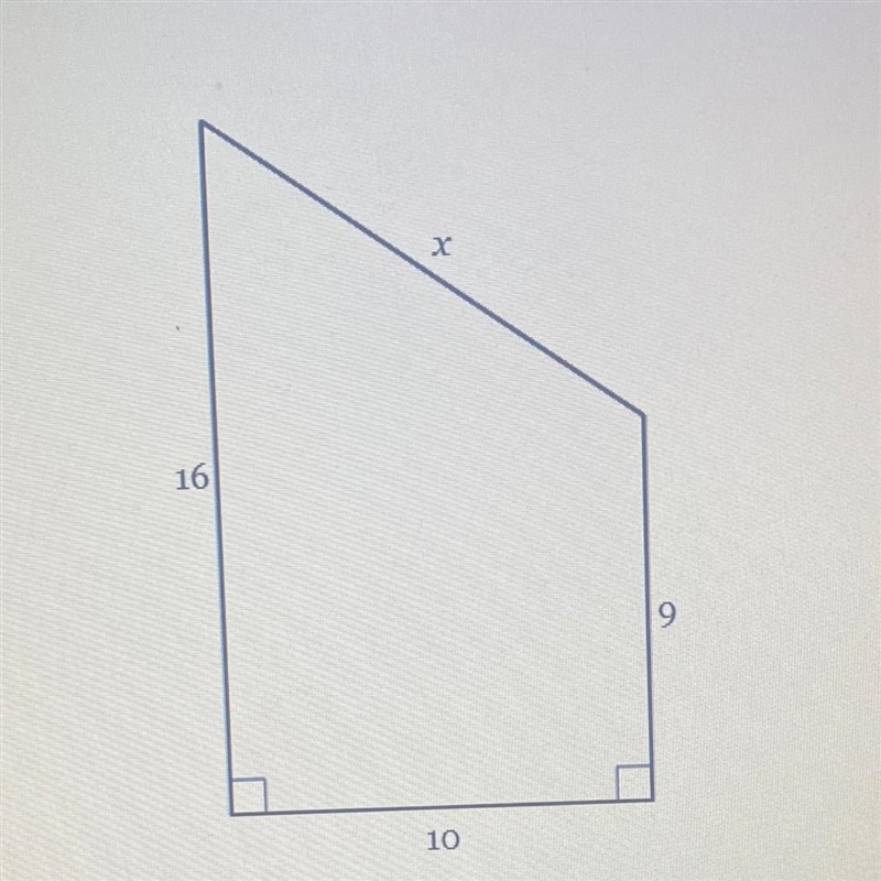 Solve for x. leave answer in simplest radical form-example-1