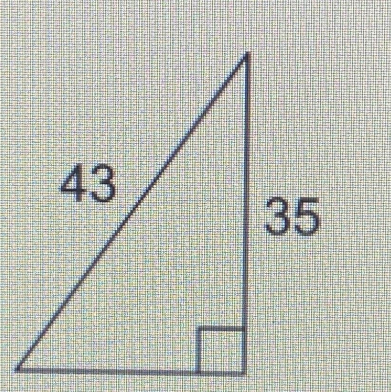 Please find missing side length!-example-1