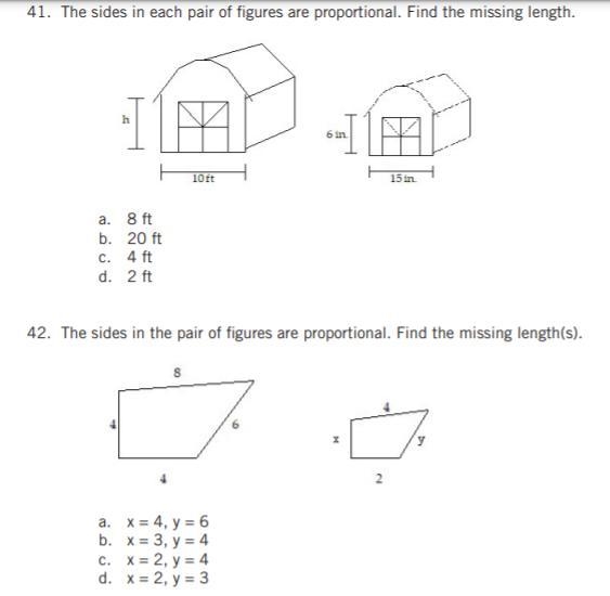 The sides in each pair of figures are proportional. Find the missing length.-example-1