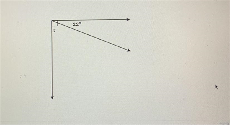 Find the measure of the missing angle.-example-1