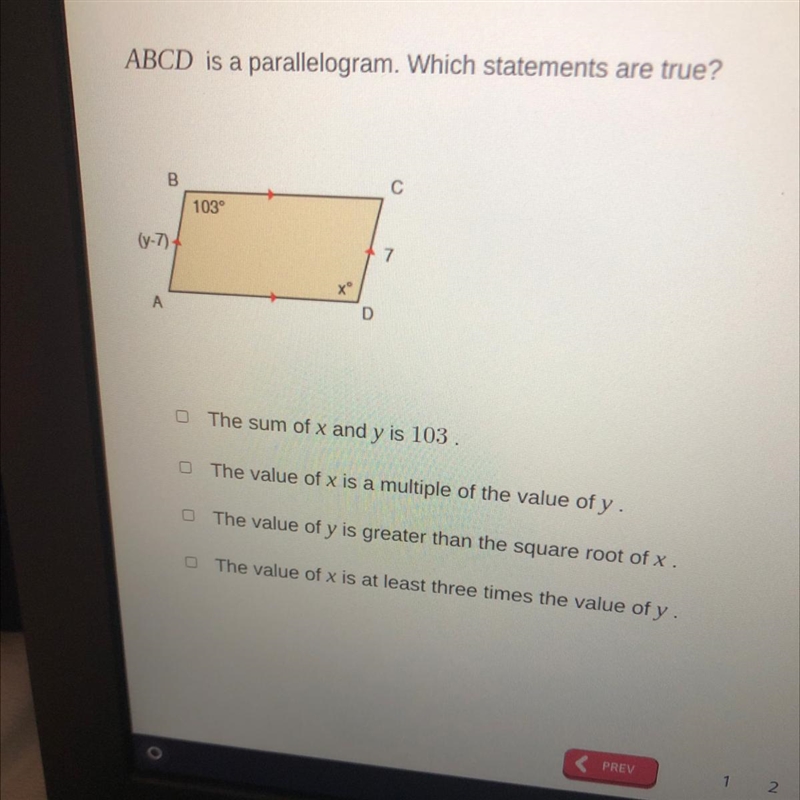 What statements are true?-example-1