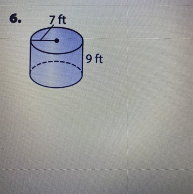 SOLVE THE LATRAL AND TOTAL SURFACE AREA OF THE CYLINDER I NEED AN EXPLANATION-example-1