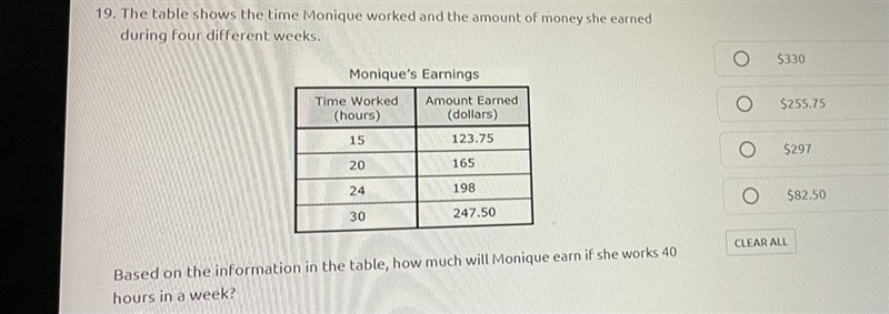 I don’t get how they added to get the amount of money earned, I need help if you can-example-1