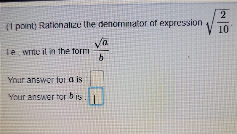 Rationalize the denominator of expression​-example-1