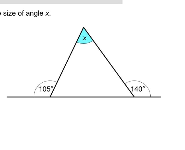 Work out the size of angle x-example-1