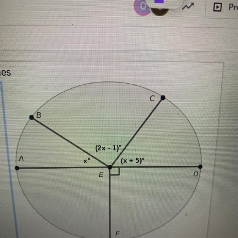 Name a set of supplementary angles-example-1