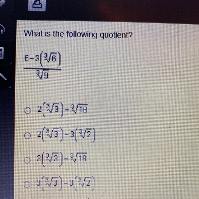 What is the following quotient?-example-1