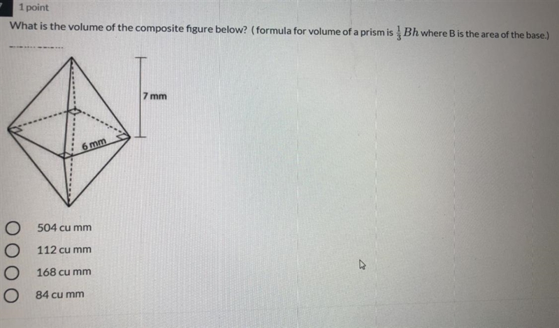 What is the volume of the composite figure below? (formula for volume of a prism is-example-1