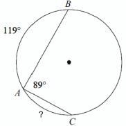 Find the measure of the arc or angle indicated.-example-1