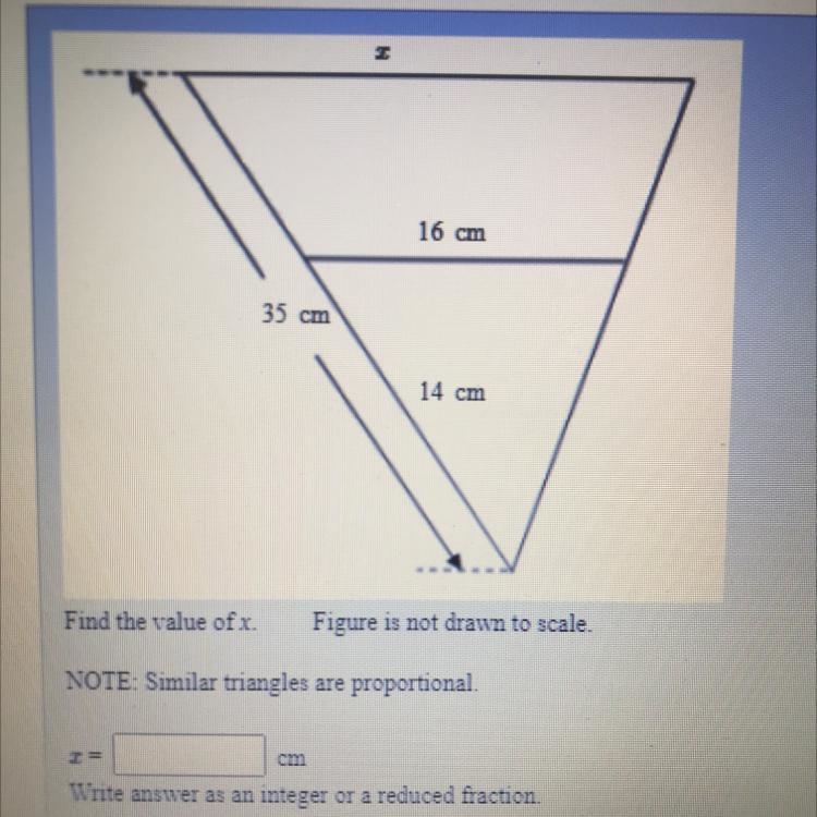 Find the value of x-example-1