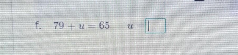 79+u=65 I need help U=____​-example-1