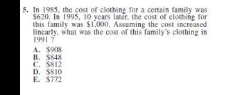 What was the cost of the family's clothing in 1991?-example-1