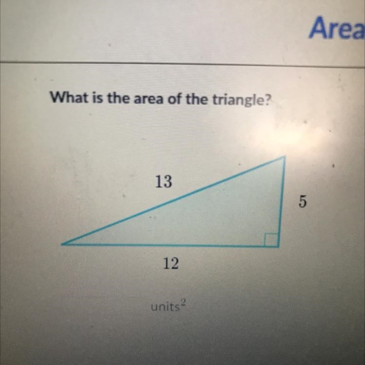 What is the are of the triangle?-example-1