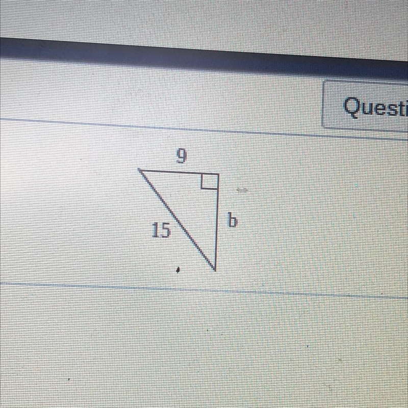 Find the length of the third side right triangle-example-1