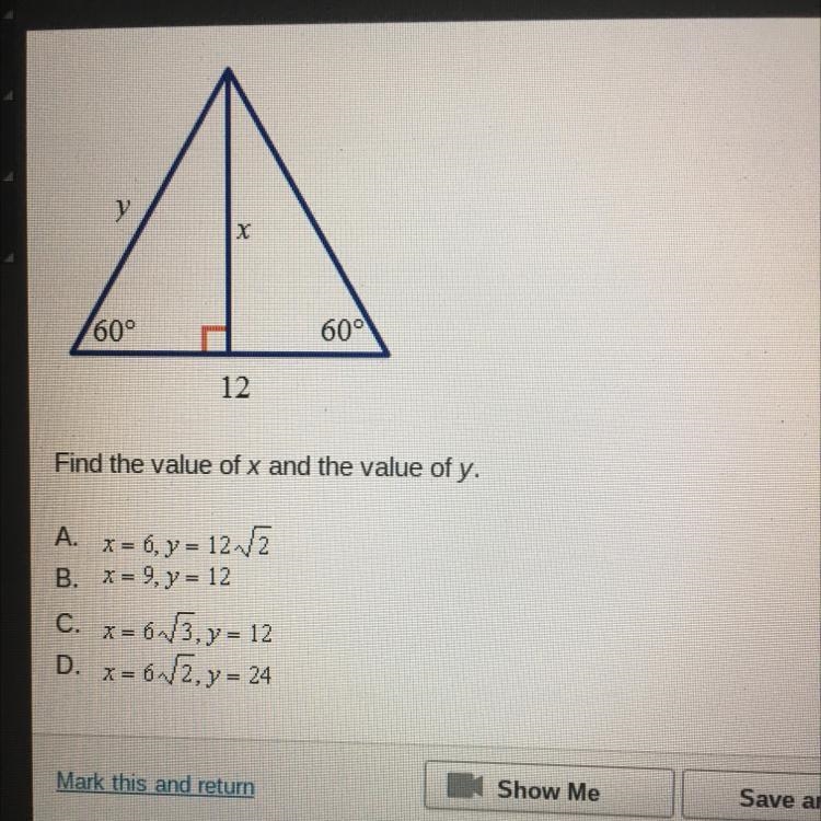 Analyze the diagram below and complete the instructions that follow. а 60° b. 45° 8 Find-example-1