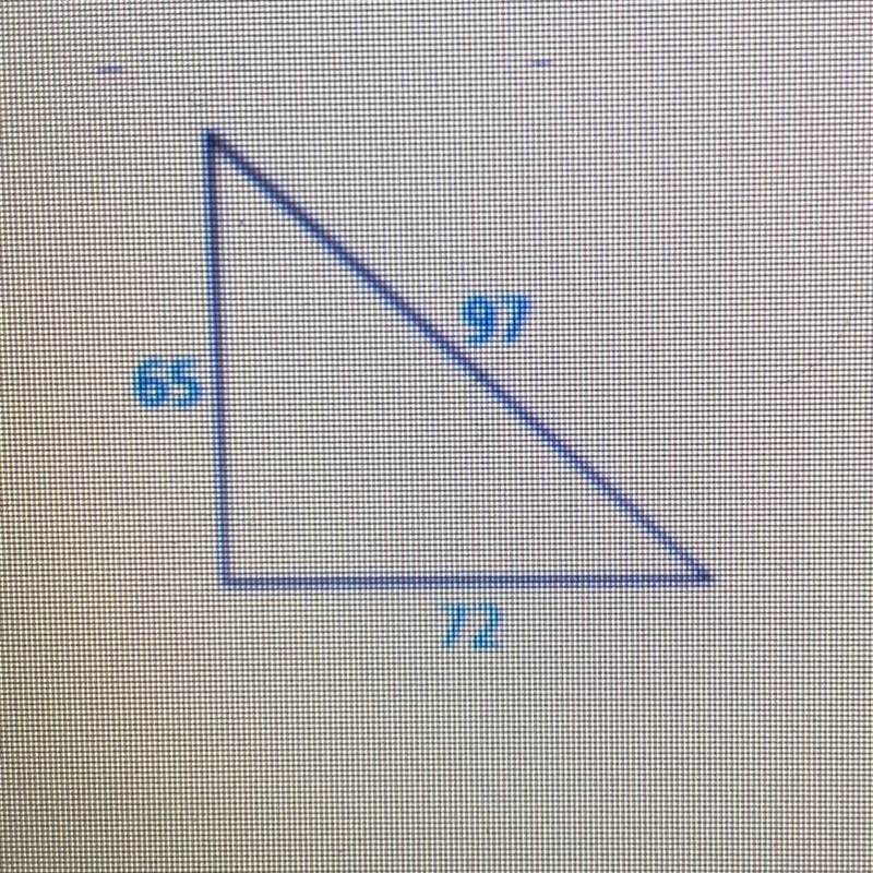 Determine if the triangle is a right triangle.-example-1