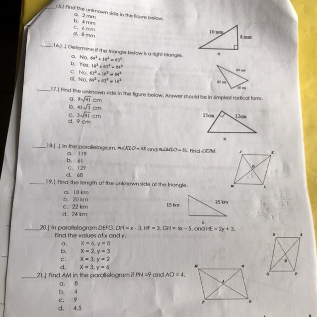 PLS HELP its about Triangles Thank you!!-example-1