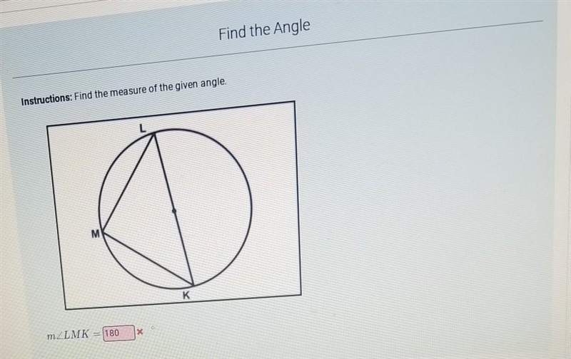 HELP ! Find the measure it the given angle.​-example-1