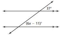 NEED HELP ASAP !! Solve for the variable. Answers: x = 8 x = 4 x = 4.8 x = 5.6-example-1