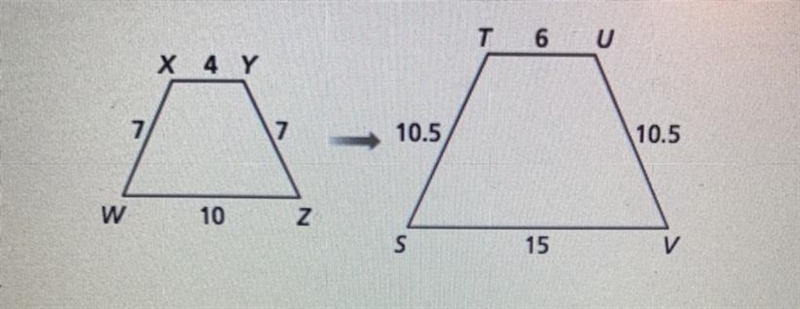 Can someone help me find the scale factor-example-1