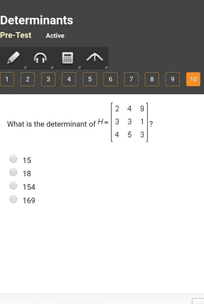 What is the determinant of H asap ​-example-1