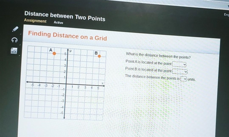 Please help no du mb answers Distance between Two Points Assignment Active Finding-example-1