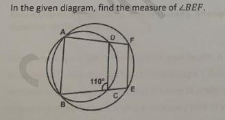 How to find it is related to the opposite angle in a cyclic quadrilateral is equal-example-1