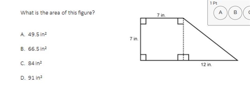 What is the area of this figure?-example-1