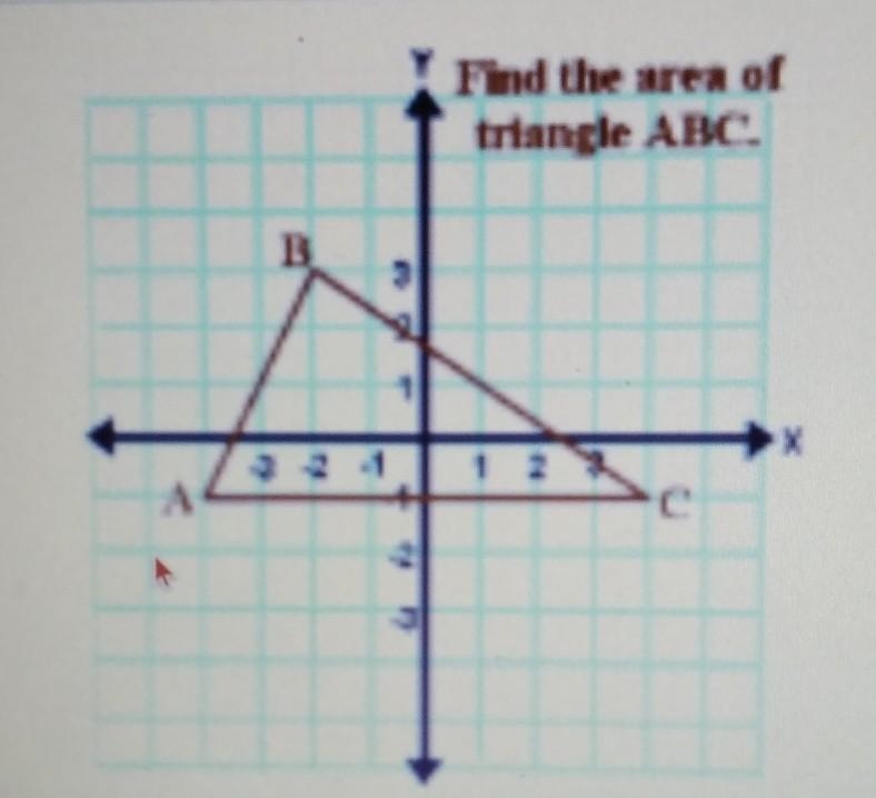 Find the area of triangle ABC ​-example-1