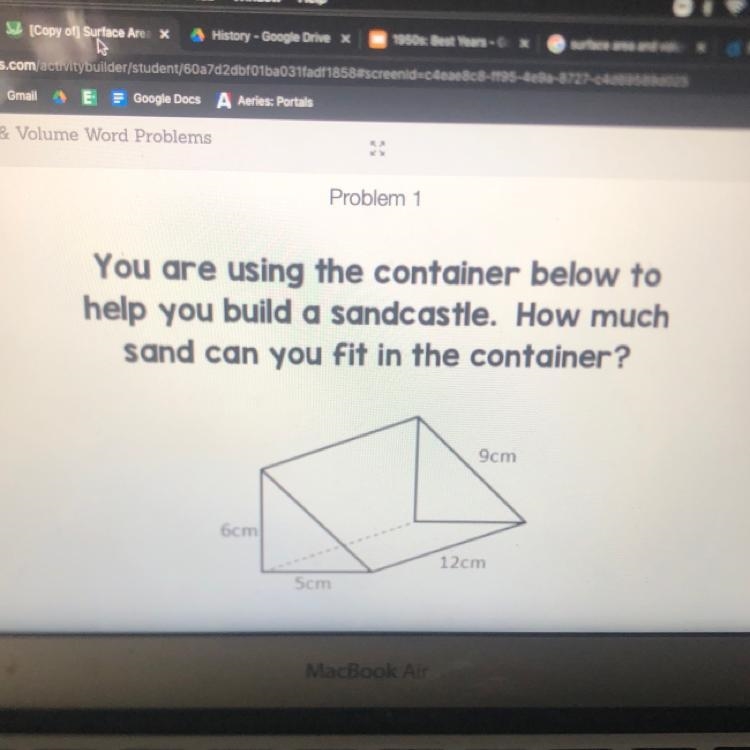 Volume and surface area question. show work pleaseee-example-1