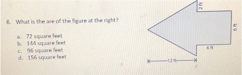 What’s the area of the shape?-example-1