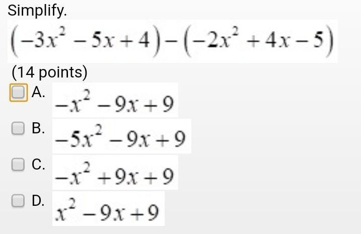 Simplify the equation​-example-1