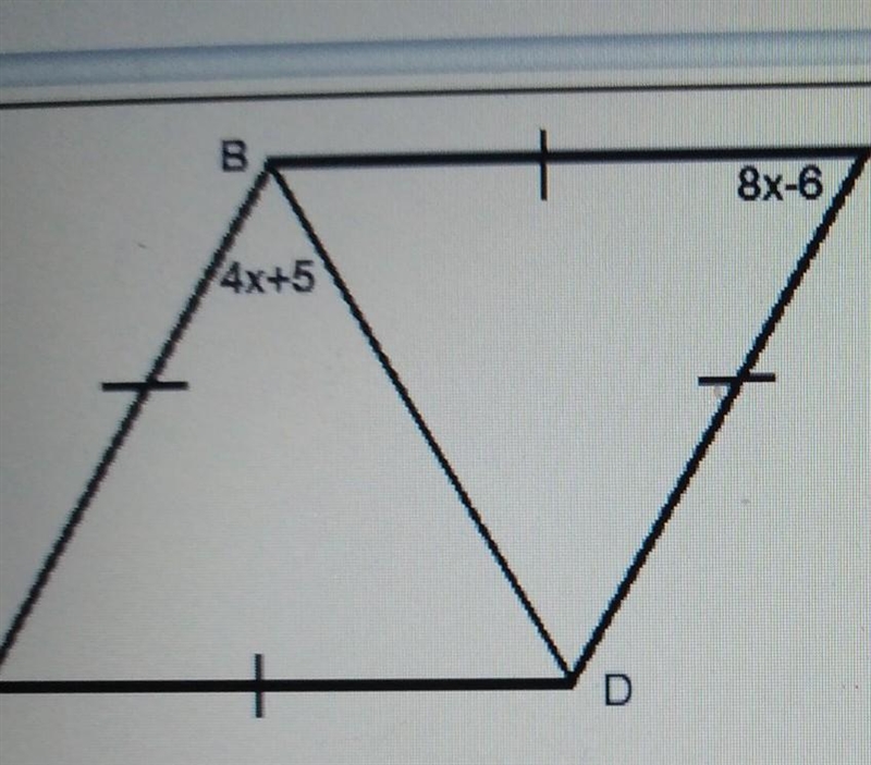 what does this mean when a rhombus is split into 2 triangles ; what's the formula-example-1